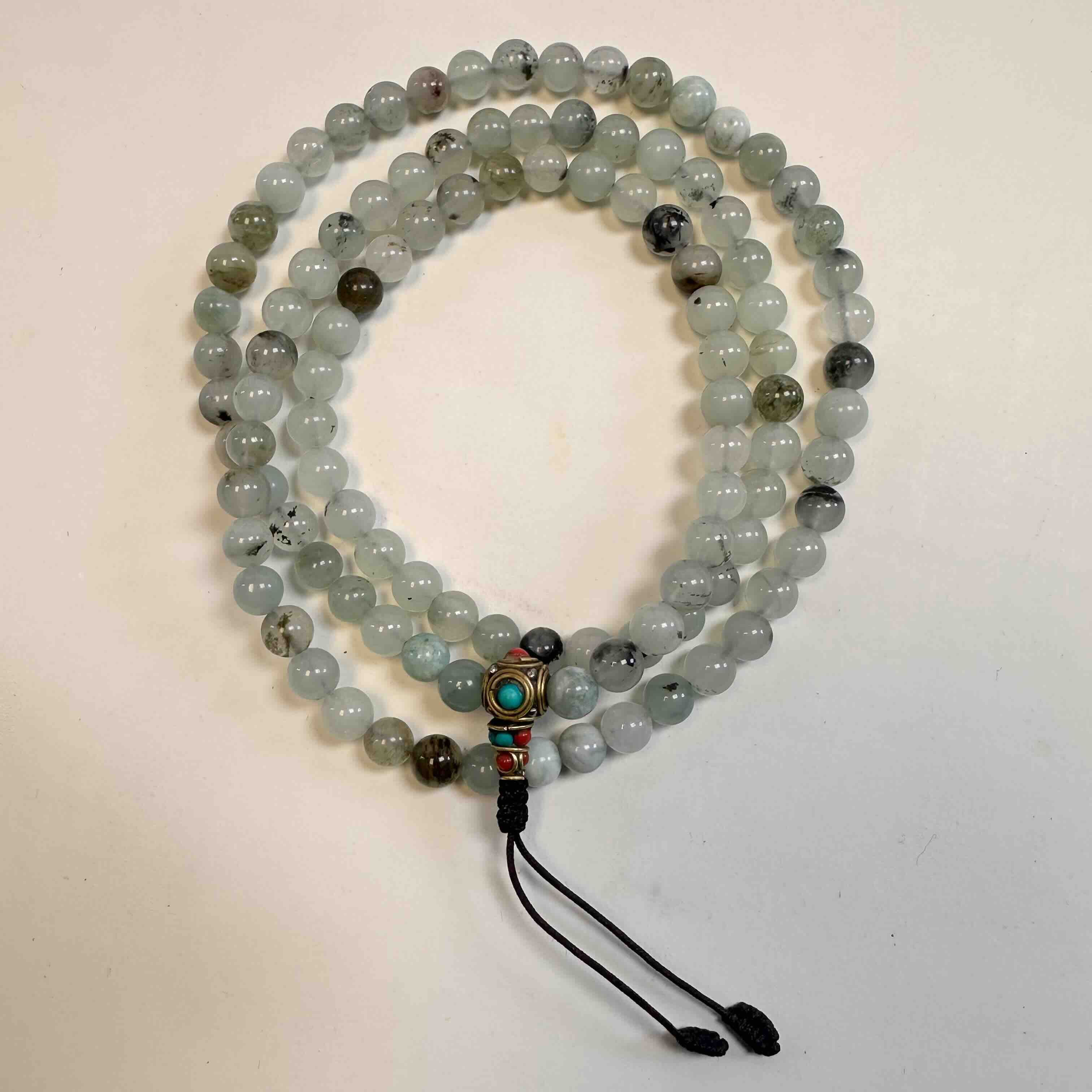 Labradorite Buddhist Mala – 108 Beads