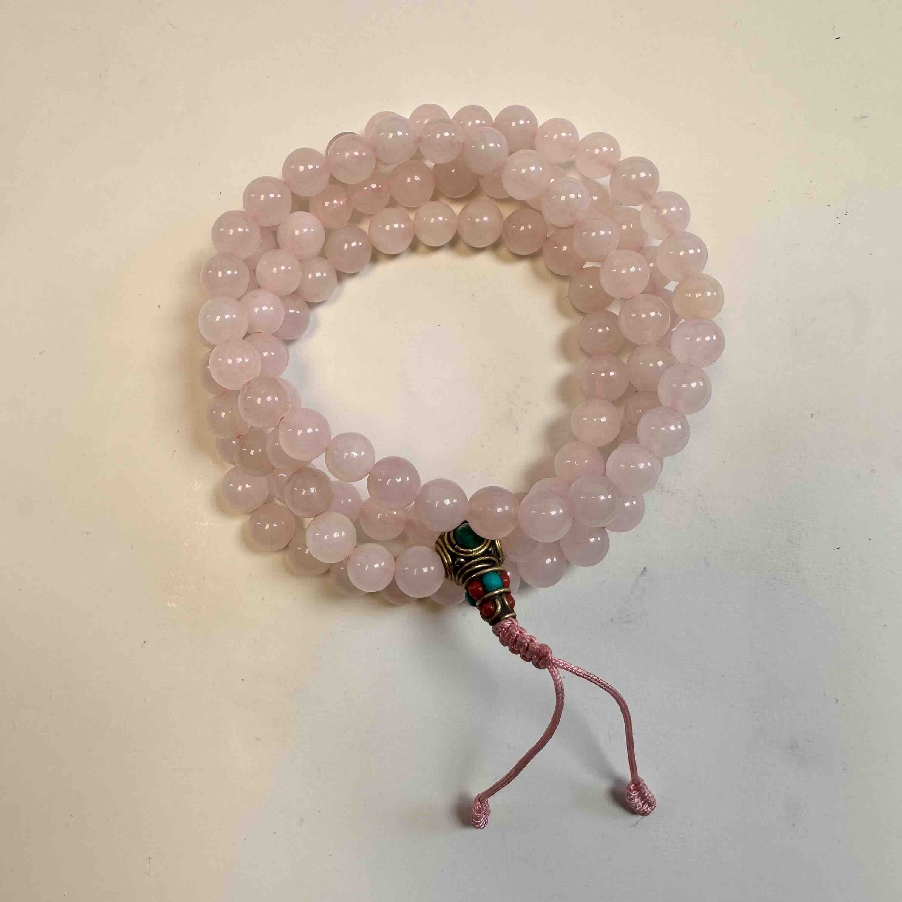Rose Quartz Mala
