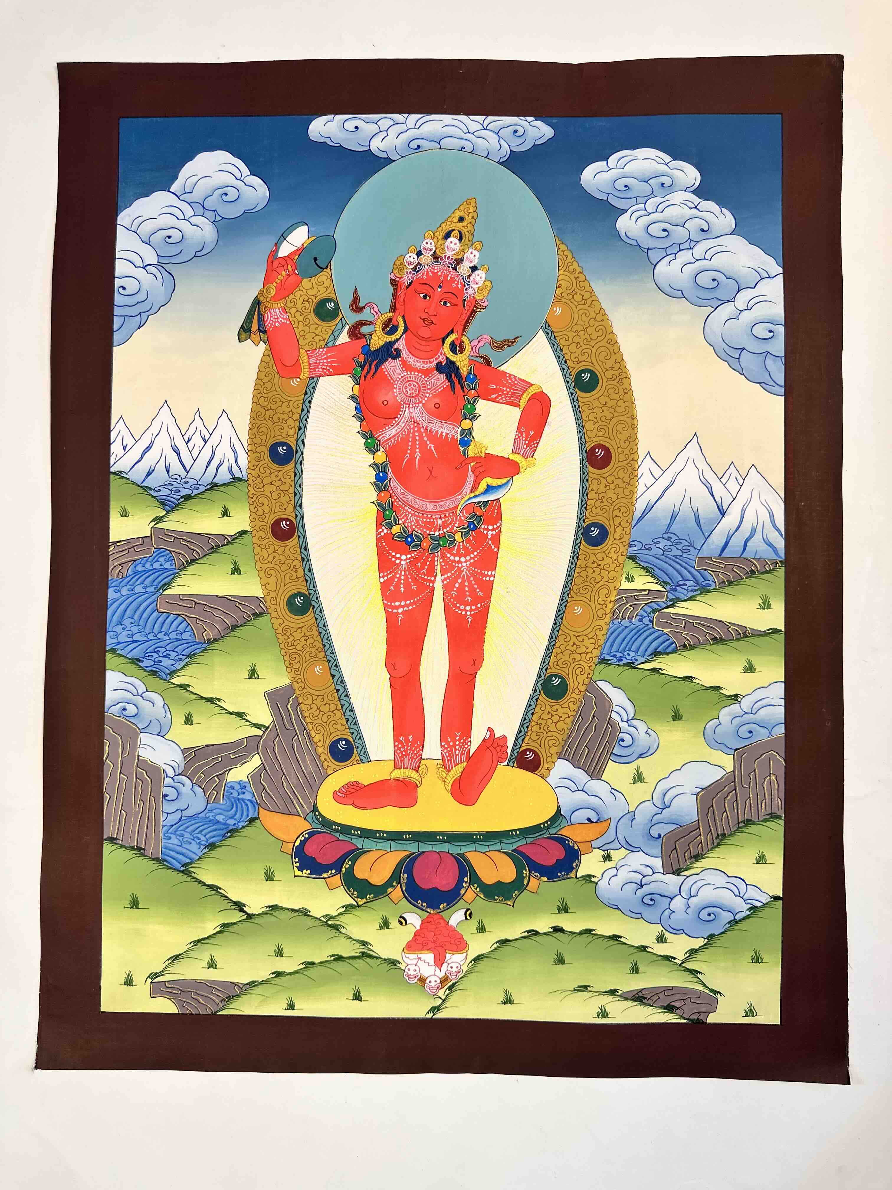 Kurukulle Red Tara Dakini Thangka