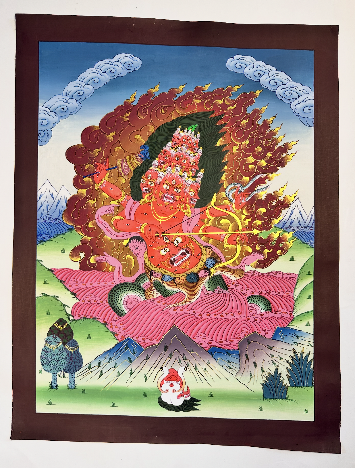 Palden Lhamo (Shri Devi) Thangka